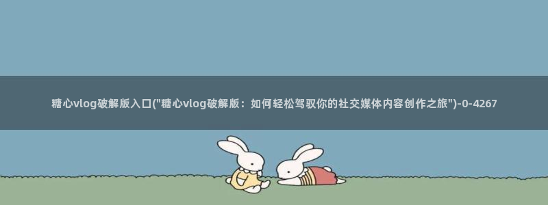 心糖vlog免费